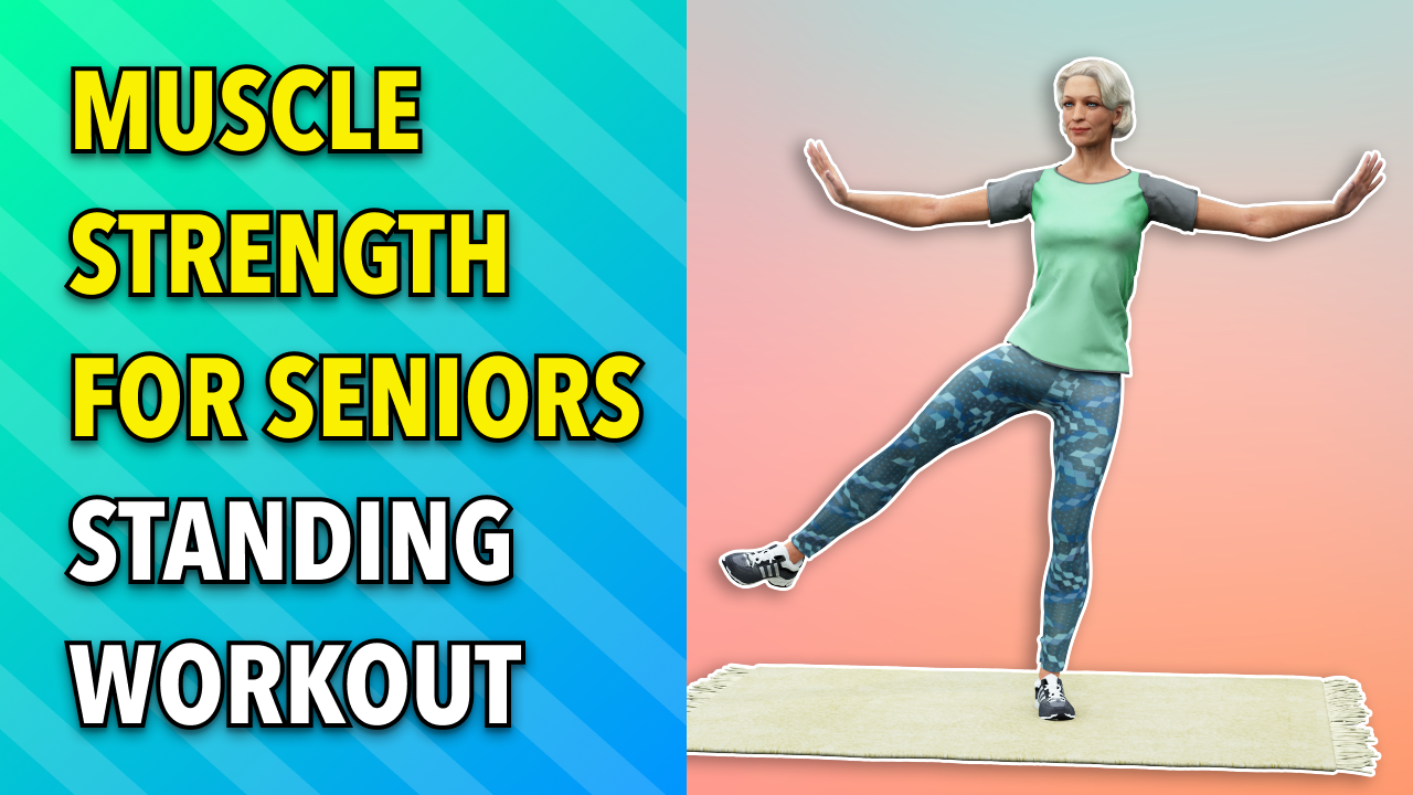 Standing Strength Workout Training For Over 60s