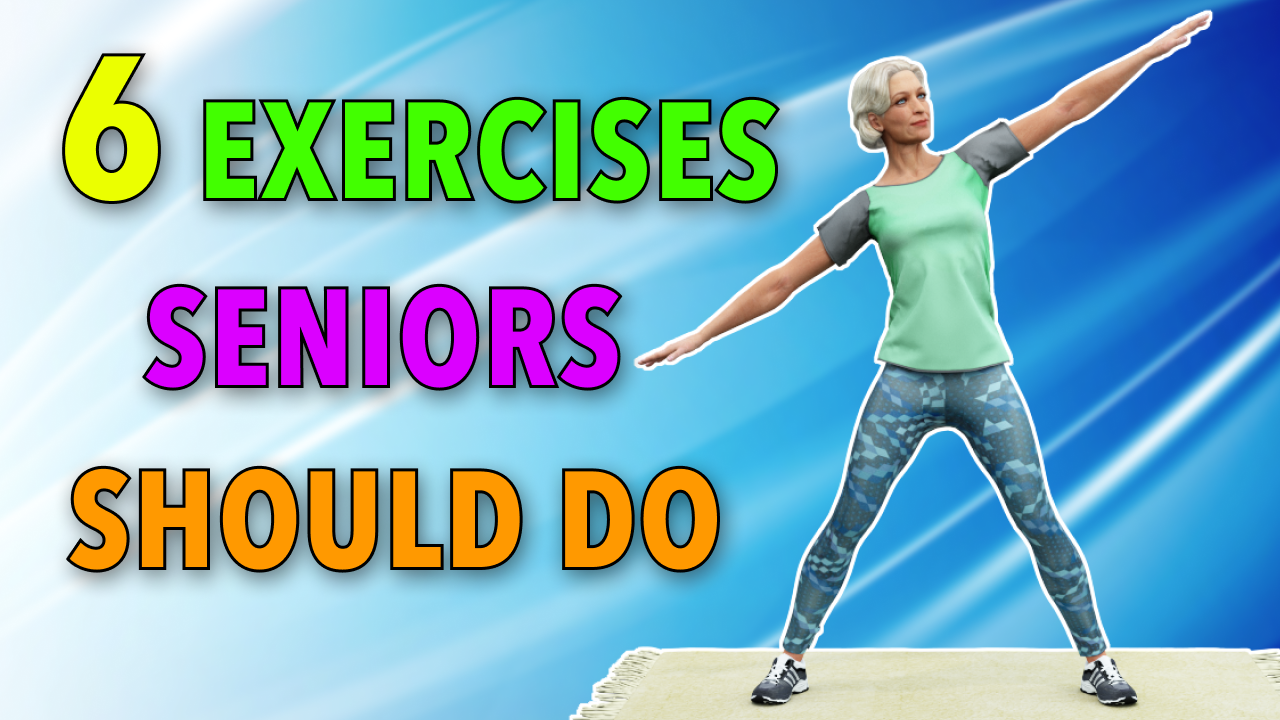 6 Full Body Senior Exercises At Home