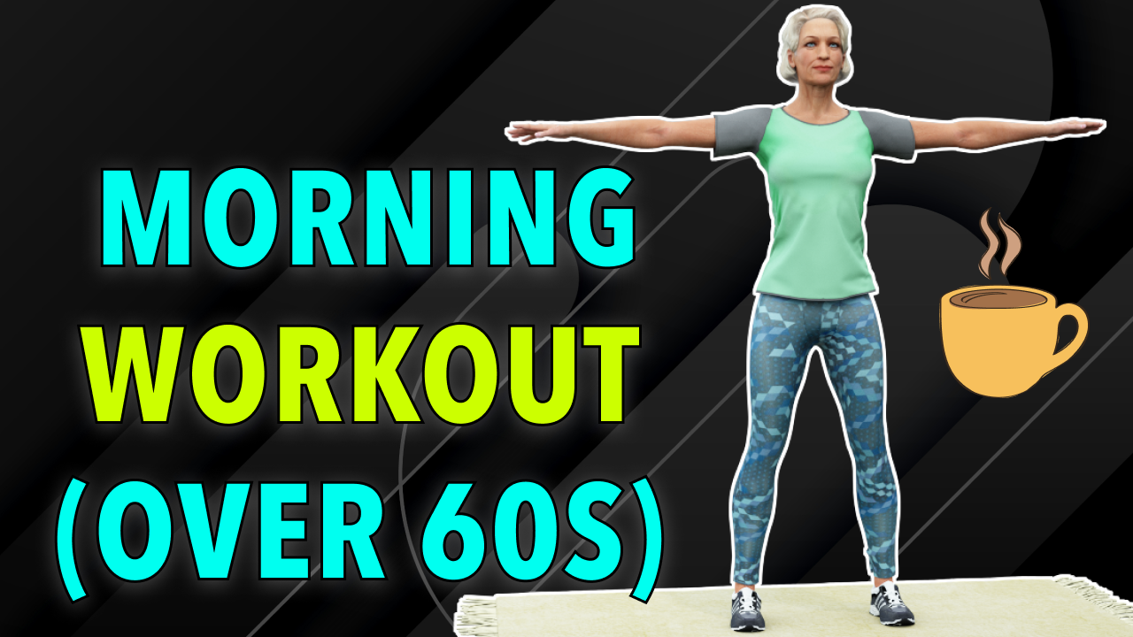 8 MIN MORNING EXERCISES FOR SENIORS (Over 60s) - FULL BODY WORKOUT