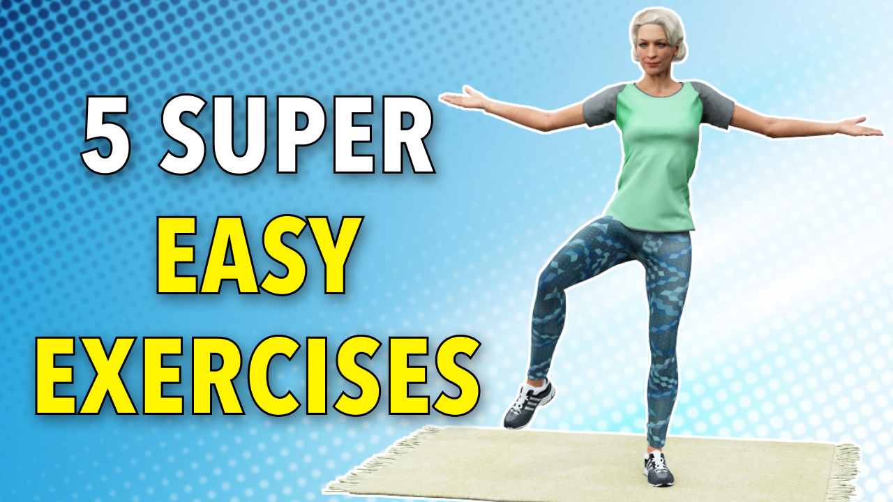 5 Easy Exercises At Home - Senior Fitness