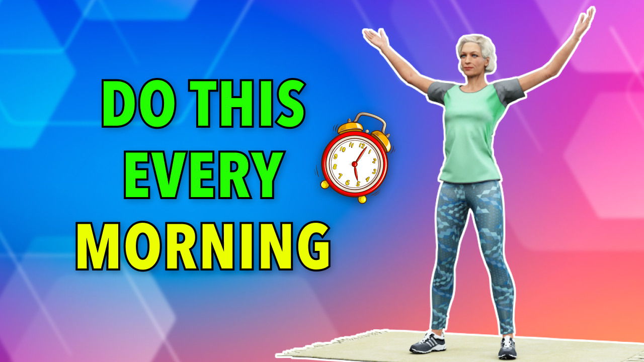 DO THIS EVERY MORNING TO LOSE FLABBY ARMS