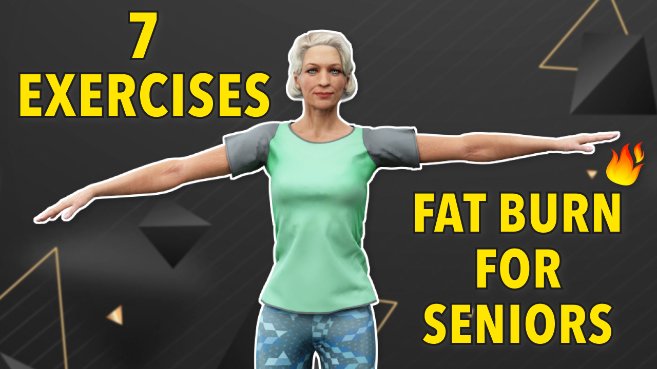 7 Fat Burning Exercises For Seniors (Over 60s)