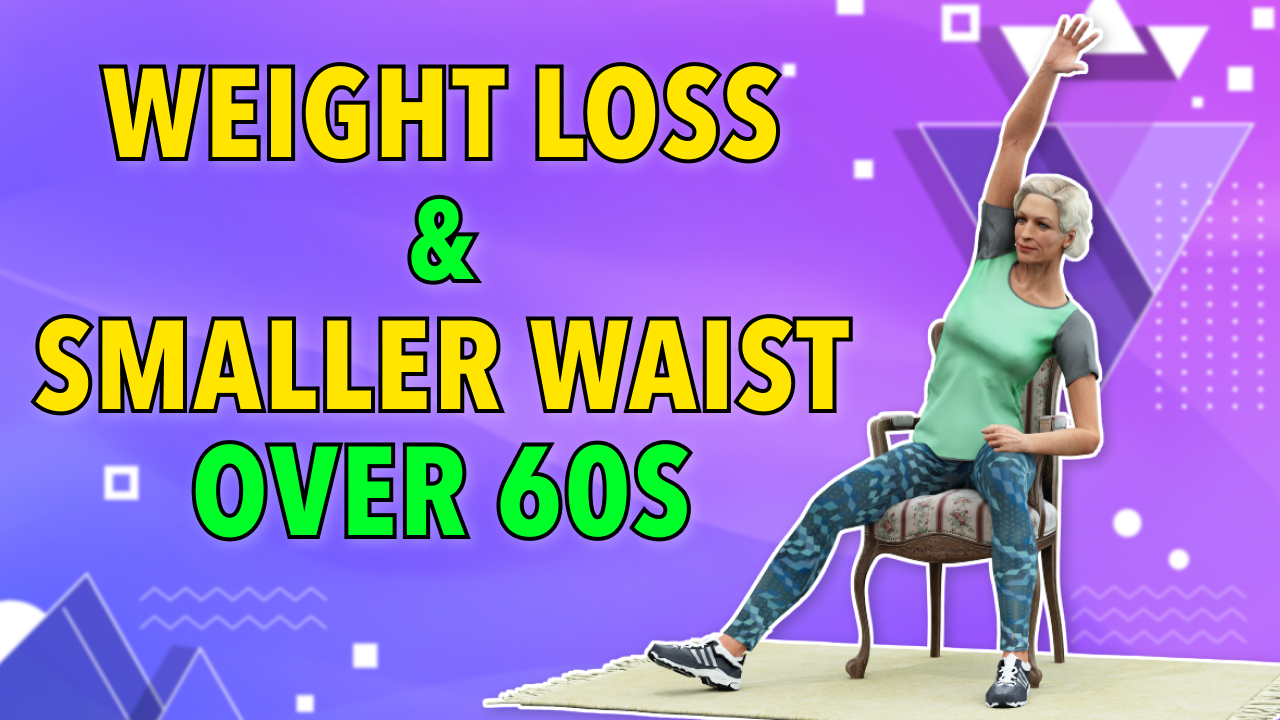 15 MIN EXERCISES TO LOSE WEIGHT AND GET A SMALLER WAIST - OVER 60S