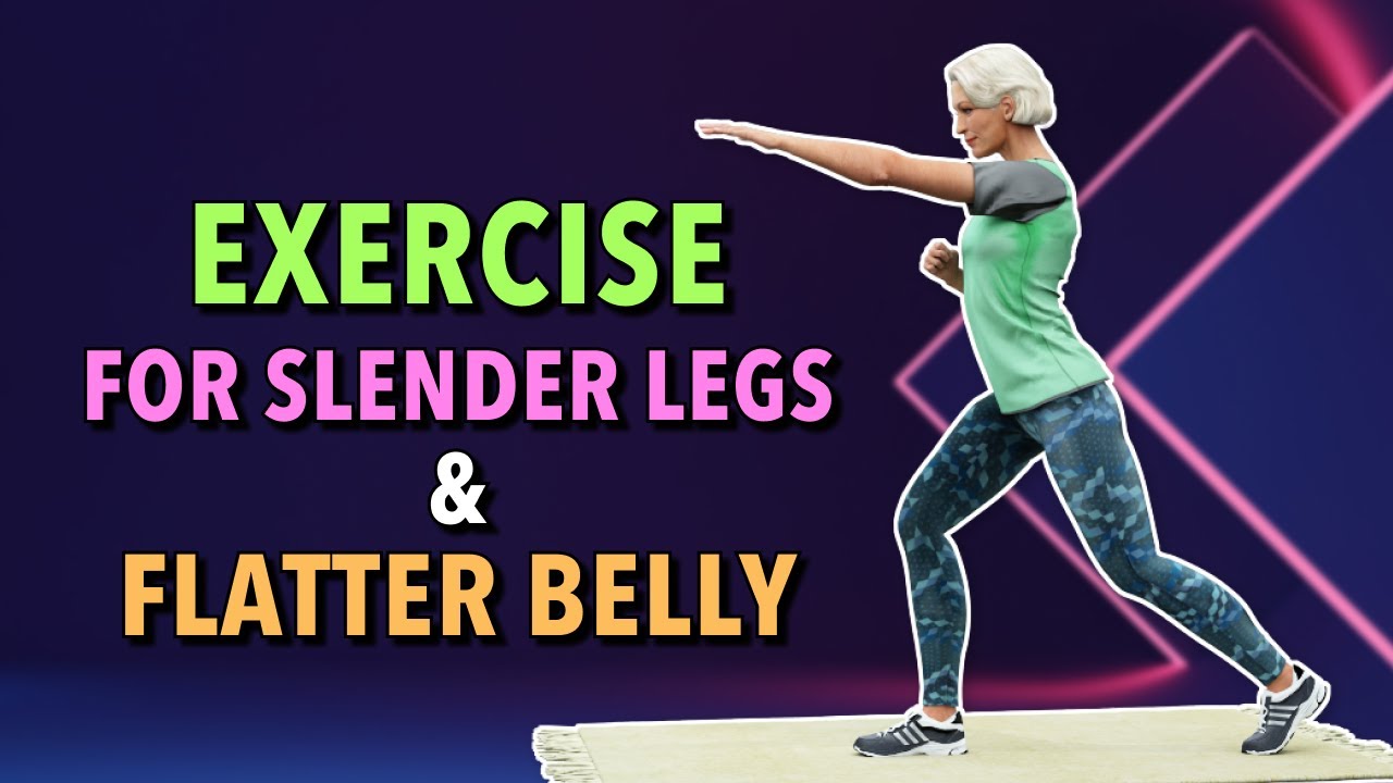 Over-60 Exercise for Slender Legs and Flatter Belly